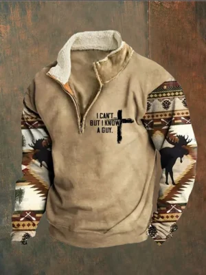 Men's Retro Western Faith Sweatshirt