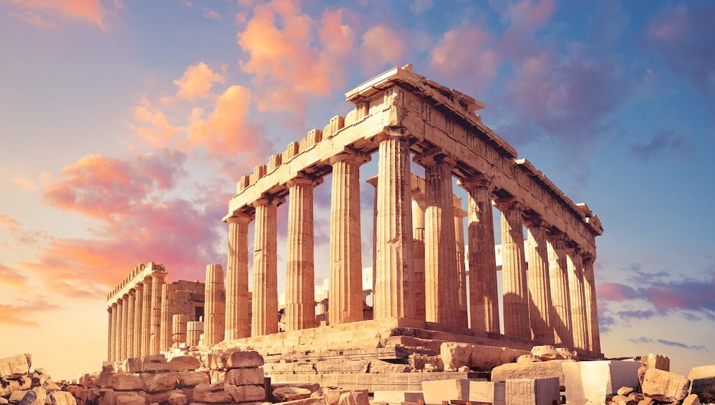 Parthenon Stdtzentrum Athen